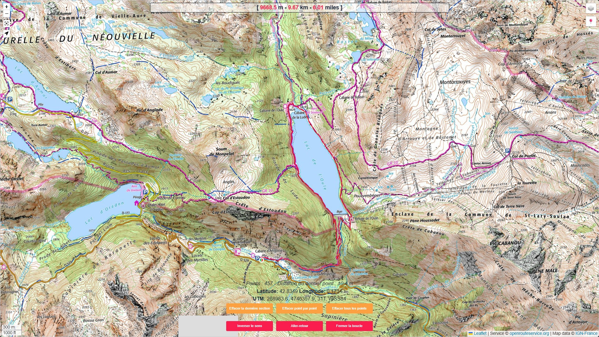 Lac de loule 450m